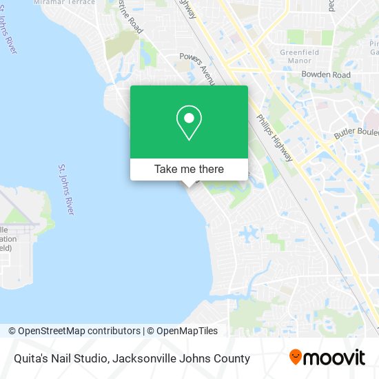 Mapa de Quita's Nail Studio