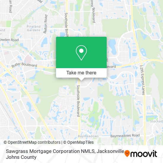 Sawgrass Mortgage Corporation NMLS map