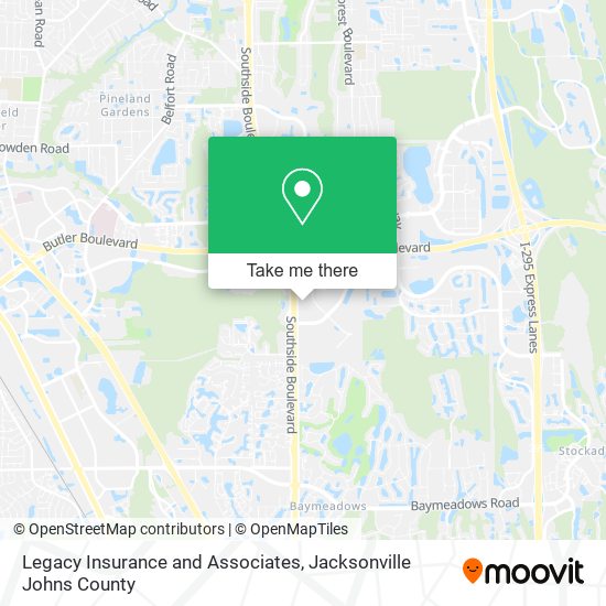 Legacy Insurance and Associates map