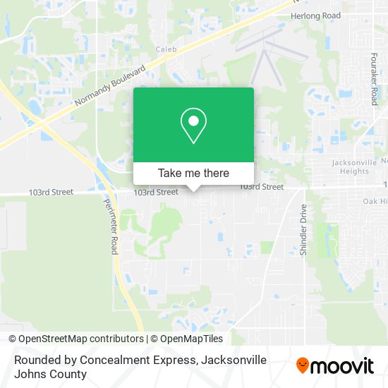 Rounded by Concealment Express map