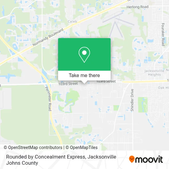 Rounded by Concealment Express map