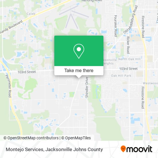 Montejo Services map