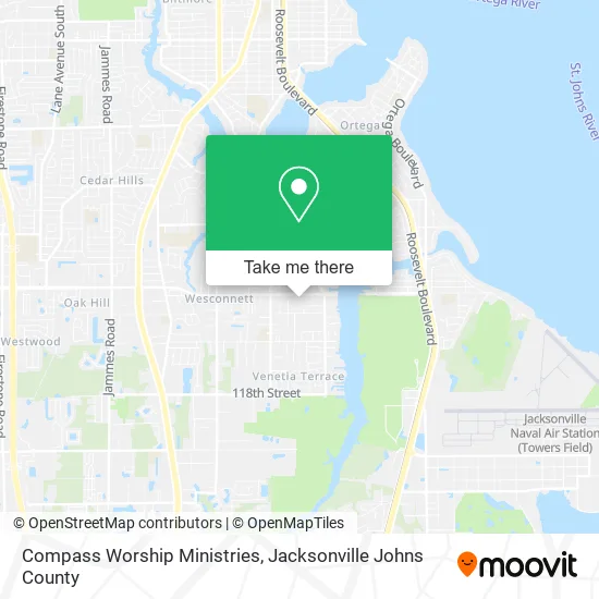 Compass Worship Ministries map