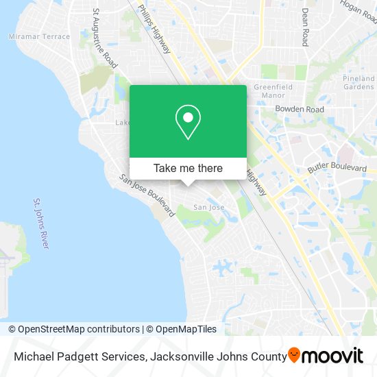 Michael Padgett Services map