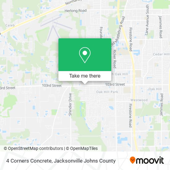 4 Corners Concrete map