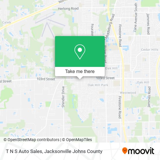 T N S Auto Sales map