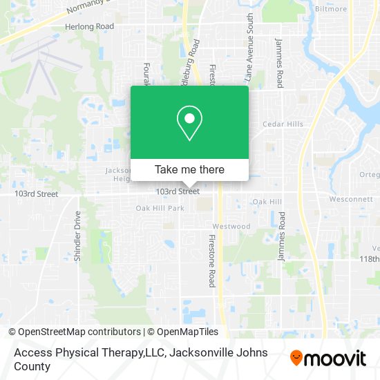 Mapa de Access Physical Therapy,LLC