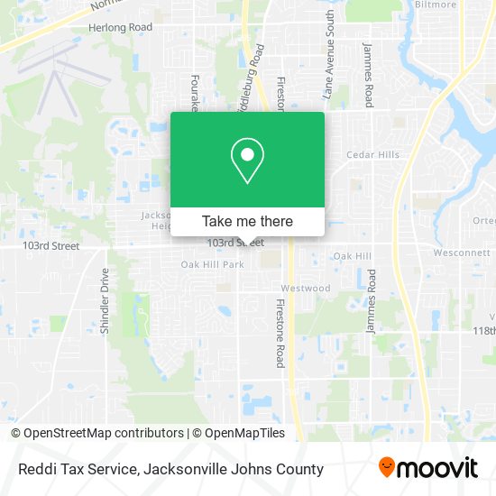 Mapa de Reddi Tax Service
