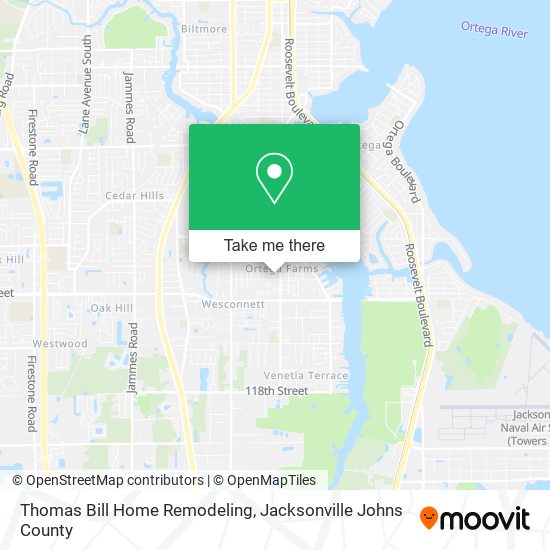 Thomas Bill Home Remodeling map