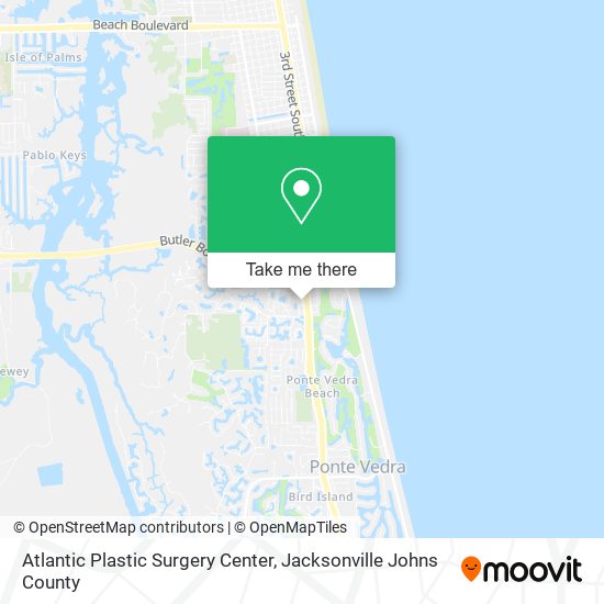 Atlantic Plastic Surgery Center map