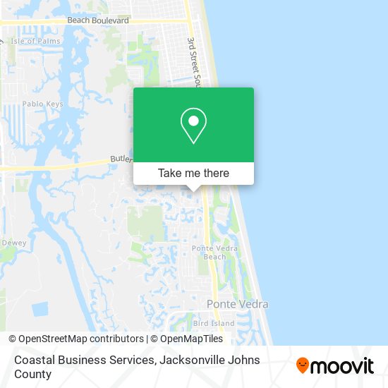 Coastal Business Services map