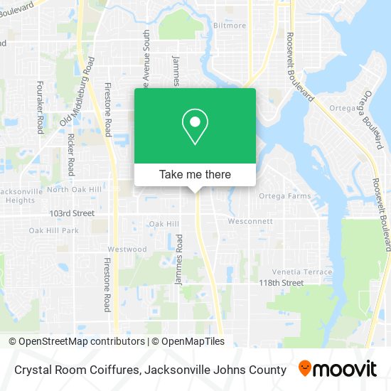 Mapa de Crystal Room Coiffures