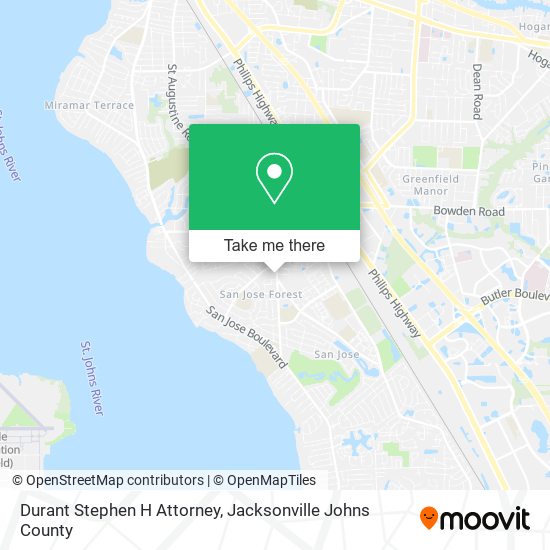 Durant Stephen H Attorney map