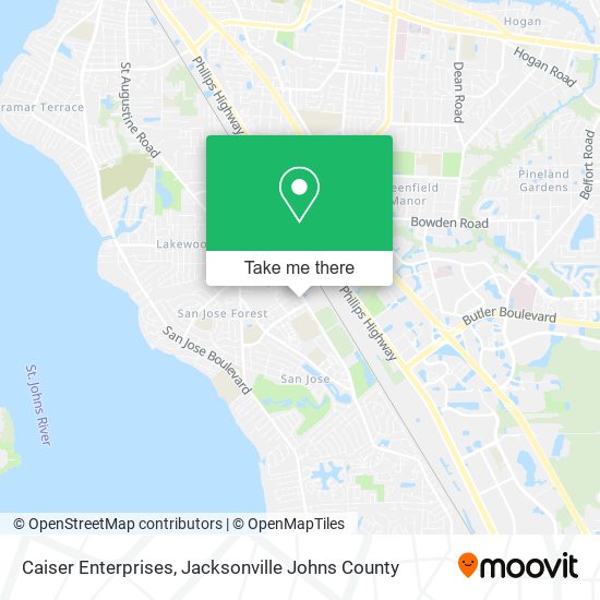 Caiser Enterprises map