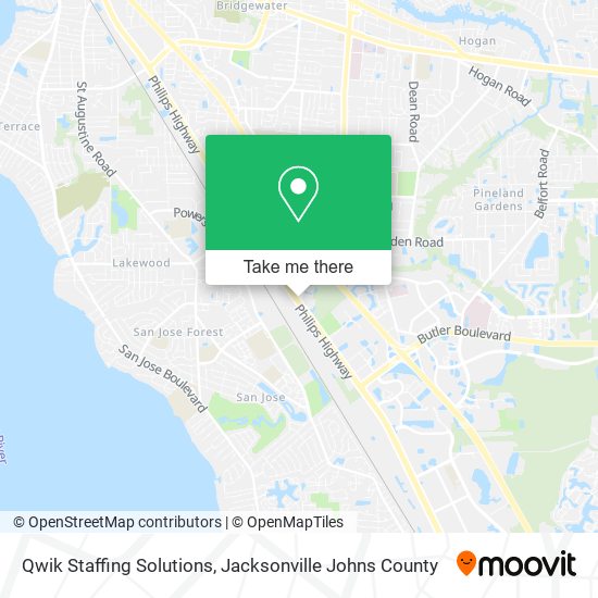 Qwik Staffing Solutions map