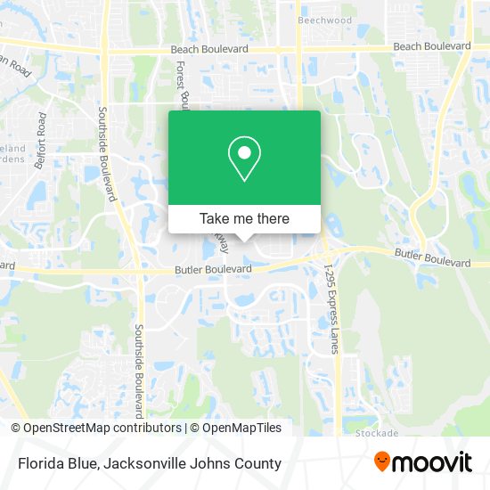 Mapa de Florida Blue