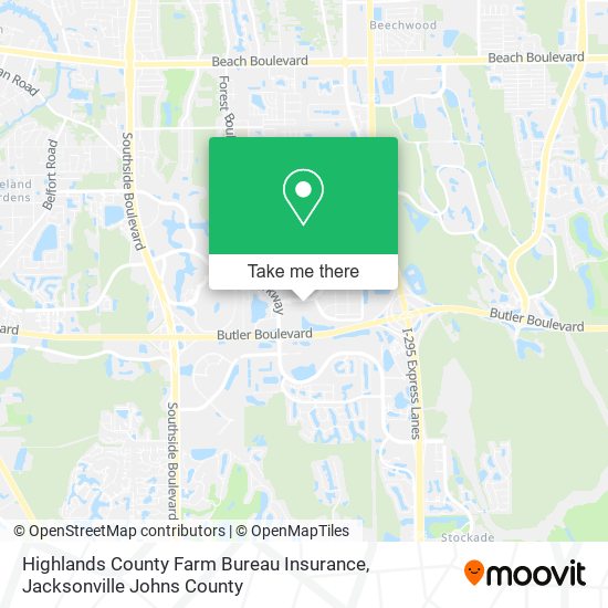 Mapa de Highlands County Farm Bureau Insurance