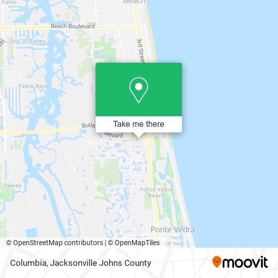 Columbia map