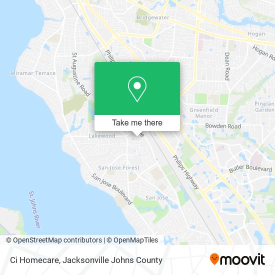 Ci Homecare map