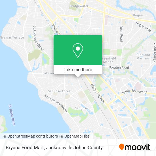 Bryana Food Mart map