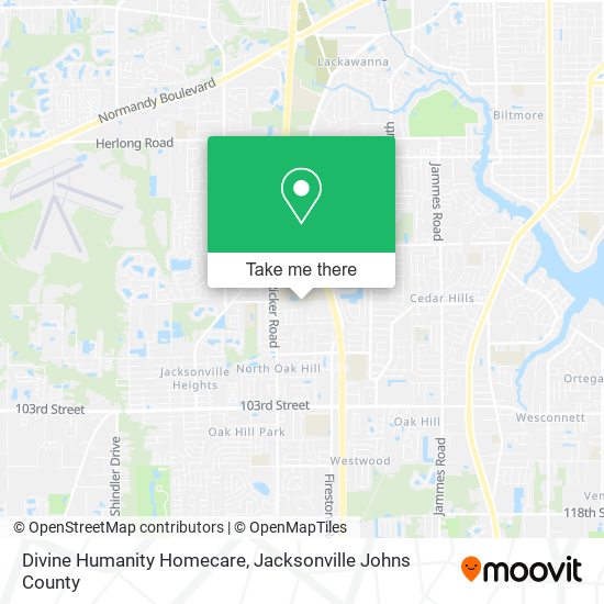 Mapa de Divine Humanity Homecare