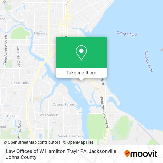 Mapa de Law Offices of W Hamilton Traylr PA