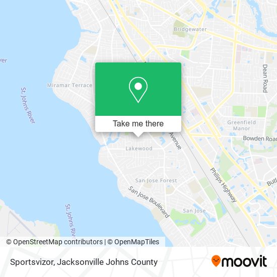 Sportsvizor map