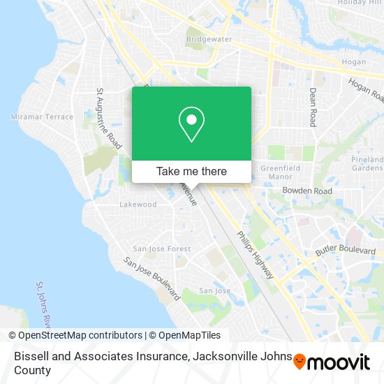 Bissell and Associates Insurance map