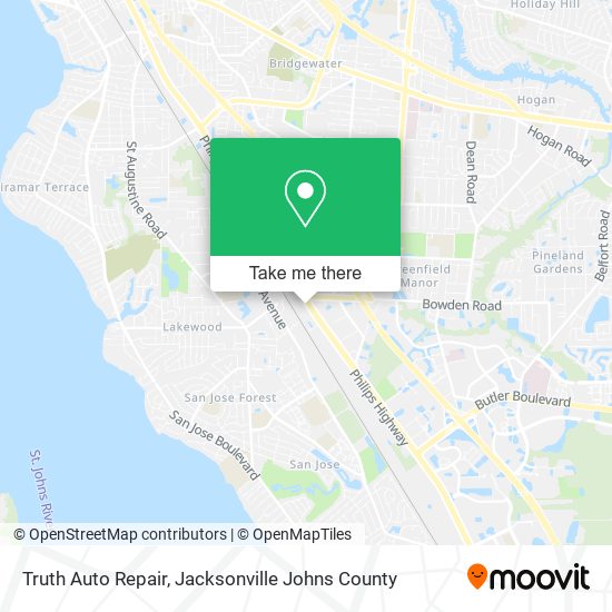Truth Auto Repair map