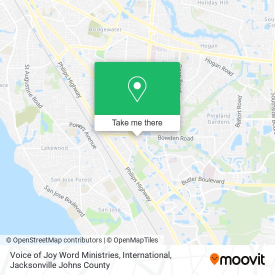 Voice of Joy Word Ministries, International map