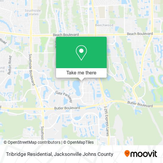 Mapa de Tribridge Residential