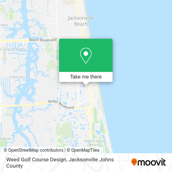 Weed Golf Course Design map