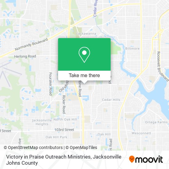 Victory in Praise Outreach Ministries map