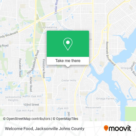 Welcome Food map