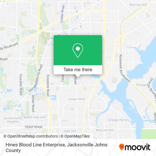 Hines Blood Line Enterprise map
