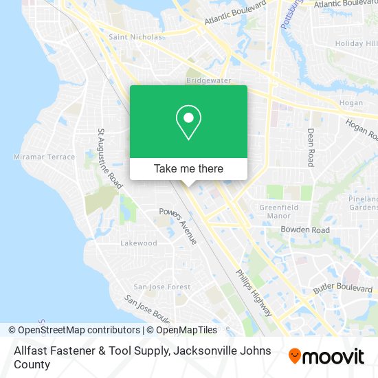 Allfast Fastener & Tool Supply map