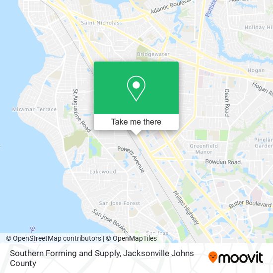 Mapa de Southern Forming and Supply