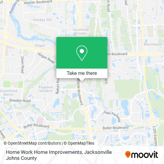 Home Work Home Improvements map