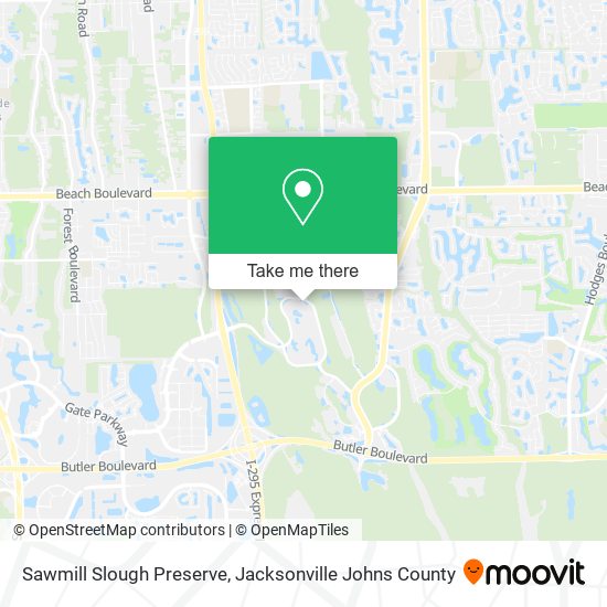 Sawmill Slough Preserve map