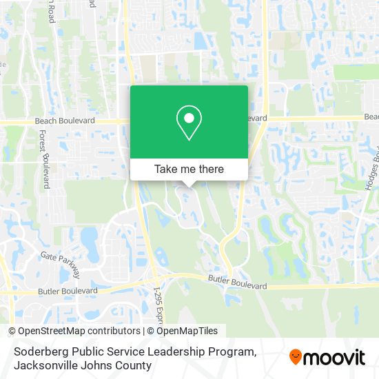 Soderberg Public Service Leadership Program map