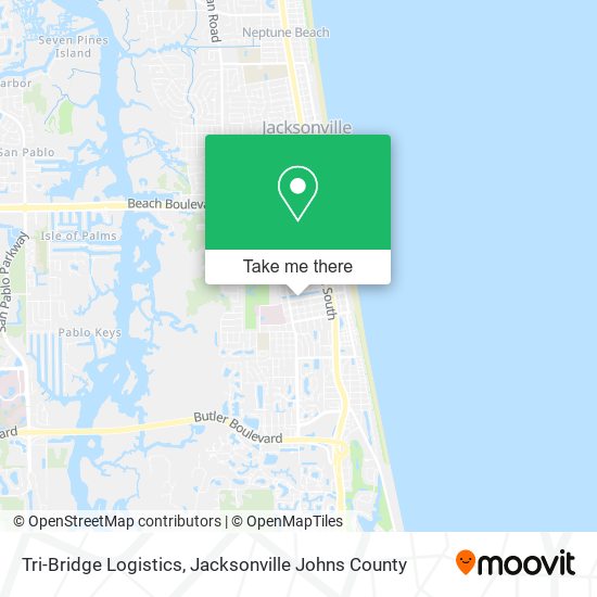 Mapa de Tri-Bridge Logistics