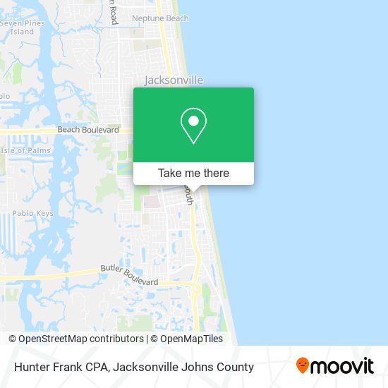 Hunter Frank CPA map