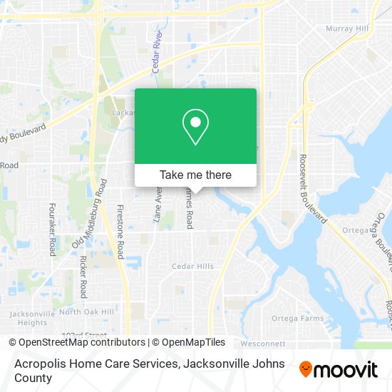 Acropolis Home Care Services map