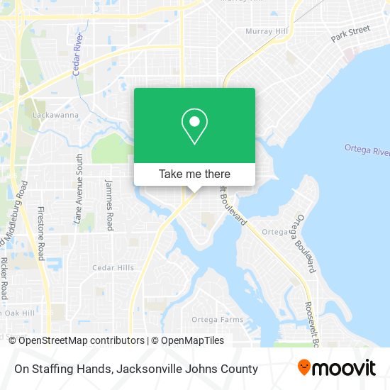Mapa de On Staffing Hands