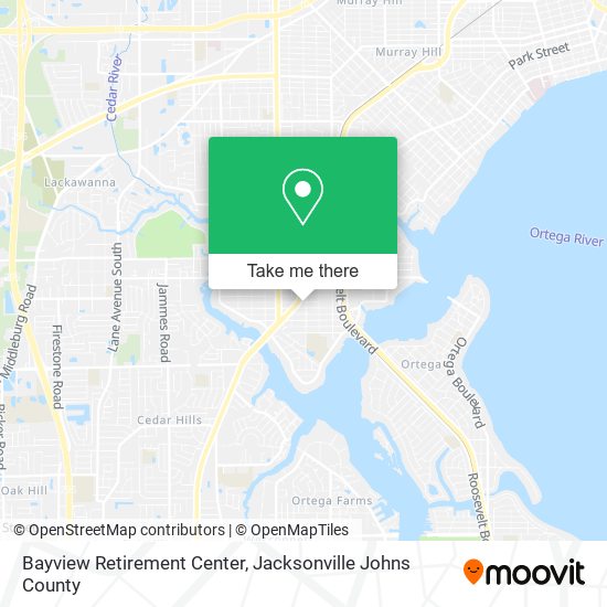 Bayview Retirement Center map