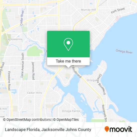 Landscape Florida map