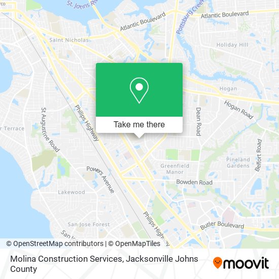 Mapa de Molina Construction Services