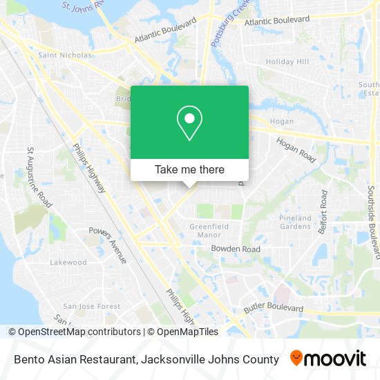 Bento Asian Restaurant map