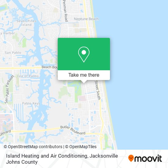 Mapa de Island Heating and Air Conditioning