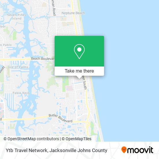 Ytb Travel Network map